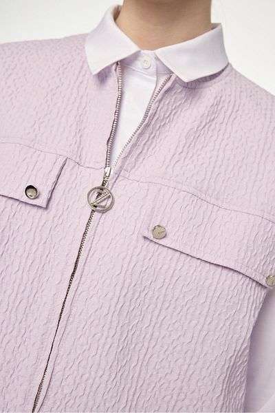 Zühre Vest Lavender Double Set Tk-1570