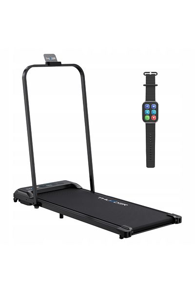 Thunder Banda de alergare electrica, Viva, Viteza maxima 10km/h, maxima suportata 90kg, Negru