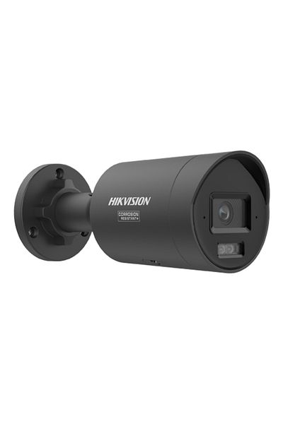 Hikvision Cameră IP 4K, obiectiv de 2.8mm, IR 40m, WL 40m ColorVu3, 2xMic, NEGRU - DS-2CD2087G3-LI2UY-2.8mm-NEGRU
