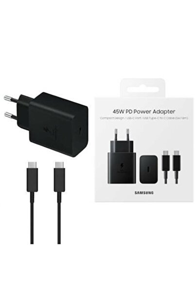 Gear Adaptor incarcare Type-C 45W, Protect, Cablu USB-C la Type-C, I60, Silicon Flex, Samsung EP T45