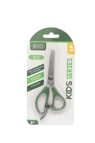 Roco Kids Scissors 5in (12.7 cm) – Safe & Comfortable for Right or Left Hand