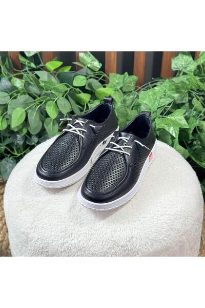 MEY Inside Outside Natural Summer Hole Ballet Flat M1099