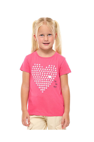 R&B Printed T-Shirt with Crew Neck and Short Sleeves