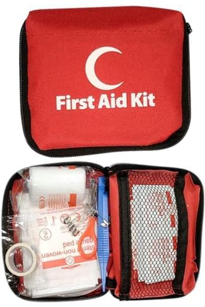 Generic Umeema Portable First Aid Kit Suitable for Home, Office, Travel, Camping, Car & Bike (5 People)
