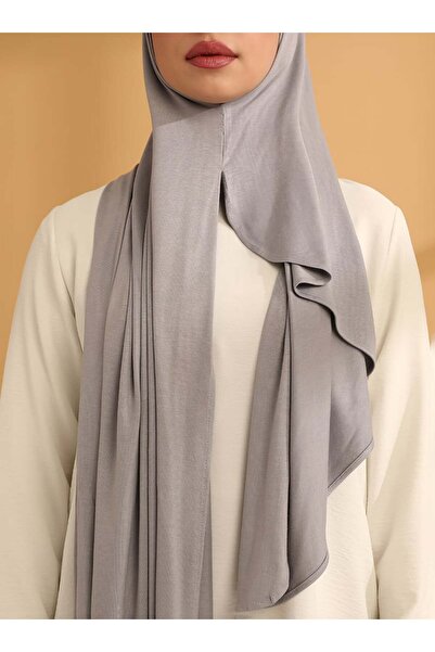 Tuva Πρακτικό Τουρμπάνι έτοιμο ζέρσεϊ - Ασημί Χρώμα -