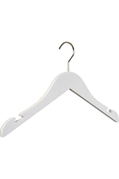 Tuar Kids Genç-Çocuk-Bebek Elbise Askısı Beyaz Renk 6 ADET 30 CM