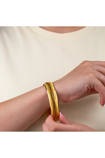 Gl8k Dalga Desenli Bilezik