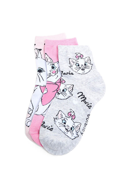 R&B 3 Pack Marie Print Ankle Socks