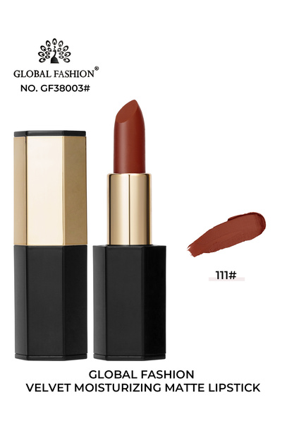 global fashion Матово червило Velvet Moisturising Global Fashion #111