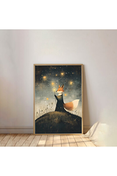 Dekorsiahome Ζωγραφική Παιδικού Δωματίου με Ξύλινο Πλαίσιο Μονοκόμματο TK0986