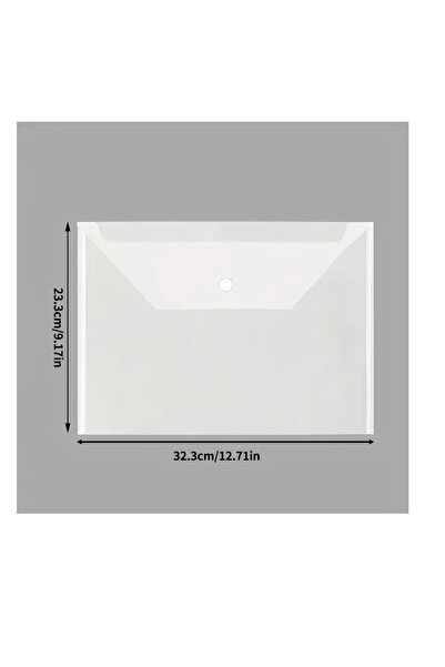 Generic 25حافظة أوراق شفافة بحجم A4,لحفظ الأوراق والأقلام والكثير للطلاب والأعمال ,الوان متعددة