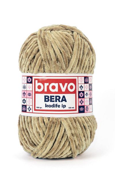 BD fold yarn برافو بيرا 932 خيط حياكة من خيوط المخمل والقهوة والحليب