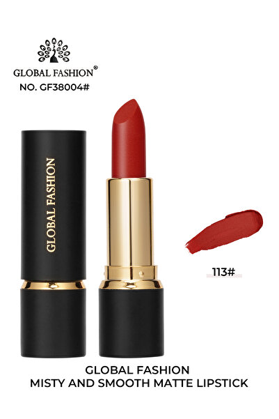 global fashion Матово червило Misty and Smooth Global Fashion, GF38004 #113