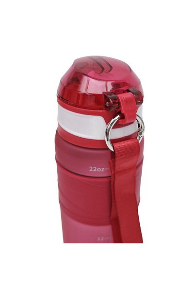 B4U Children's water bottle, pop-up flip-top, sports, red, 650 ml YHSQ8312