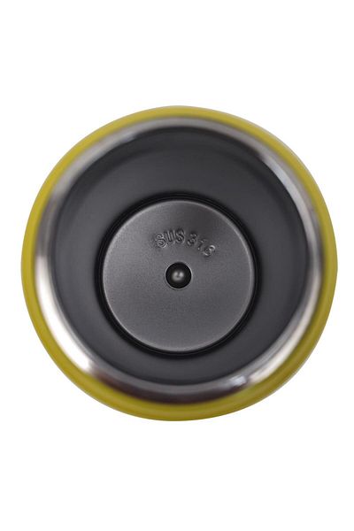 B4U Thermos for kindergarten children, pop-up flip-top with straw, yellow-blue, 600 ml ZM-8170