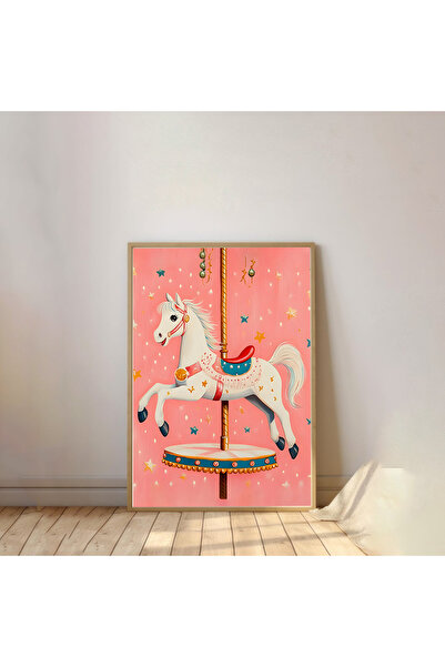 Dekorsiahome Πίνακας Παιδικού Δωματίου με Ξύλινο Πλαίσιο Μονοκόμματο TK0984