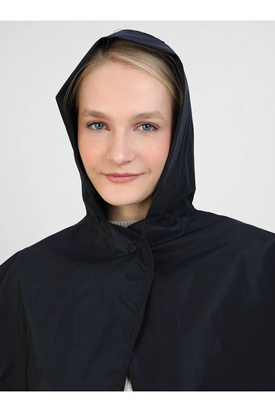 Ecardin Raincoat with Rivets - Navy Blue -