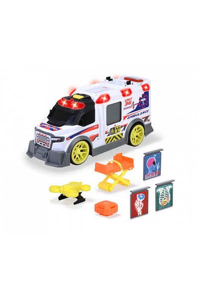 Dickie Ambulanta cu accesorii, luminite si sunete
