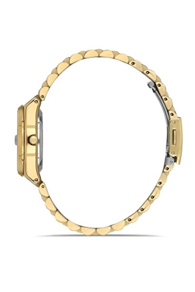 FERRO Yellow Steel Cord Women Wristwatch Fl21492A-B6 3Atm Water Resistant 2 Years Warranty Giftpacked