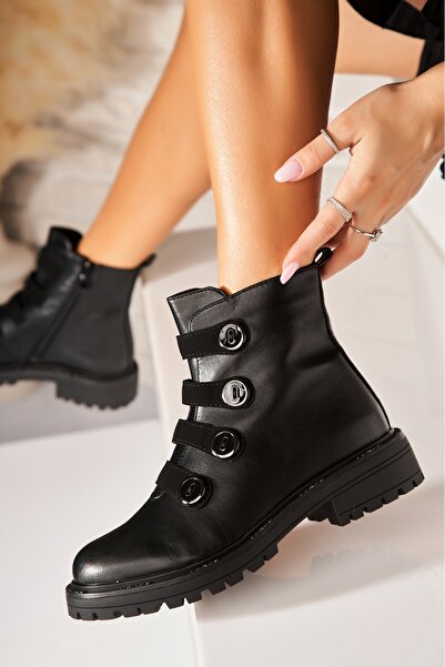 Joana Ghete Dama Imblanite Negre din Piele Ecologica Telesia