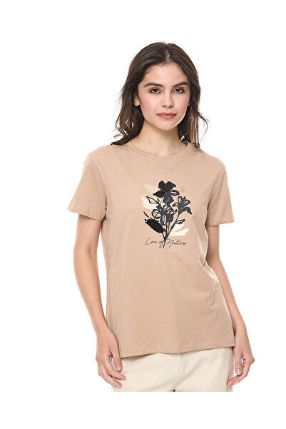 R&B Sequins T-Shirt With Crew Neck and Short Sleeves