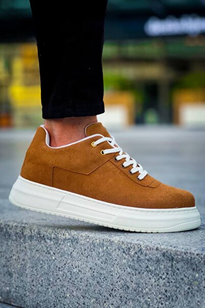 BESKAR Kb X20 Tan Suede Casual Men's Shoes – Lightweight Construction