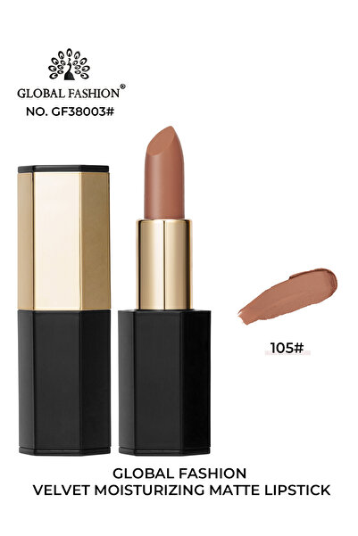 global fashion Ruj mat Velvet Moisturizing Global Fashion #105