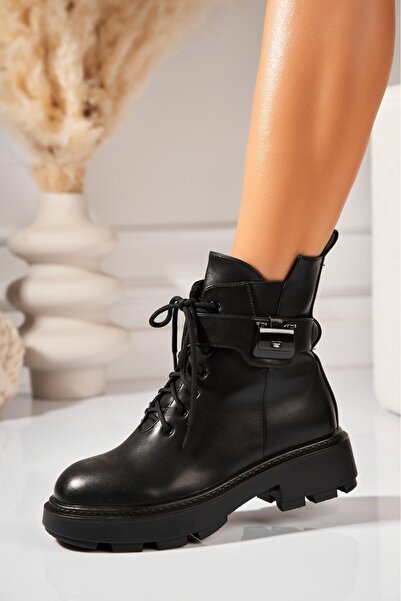 Joana Ghete Dama Imblanite Negre din Piele Ecologica Laisha