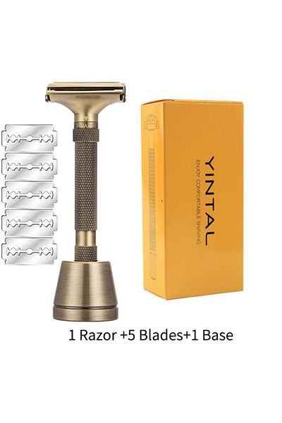 Choice 1 razor 1 base New Design Luxurious Razor Butterfly Open Adjustable Safety Classic for Superb Mens S