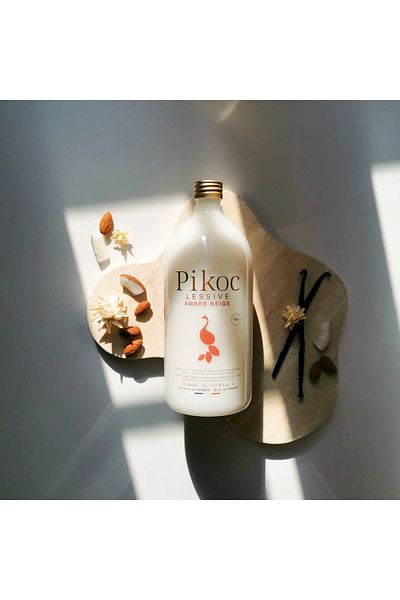 pikocu Universal laundry detergent, Pikoc, almond and vanilla, 1000 ml