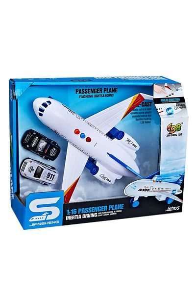 OEM Passenger plane with 2 cars, 1:16 scale