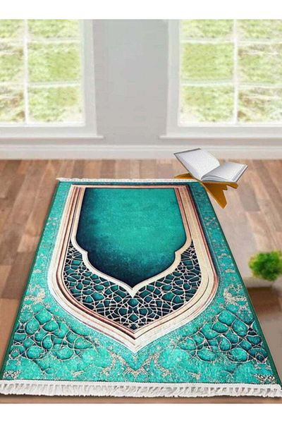 STATUS CONTRACT Janwaz Multipurpose Prayer Mat With Anti Slip Backing 120x76 Cms