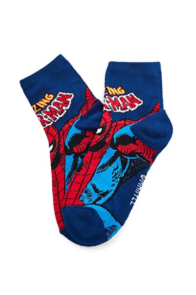 R&B 3 Pack Spider-Man Print Ankle Socks