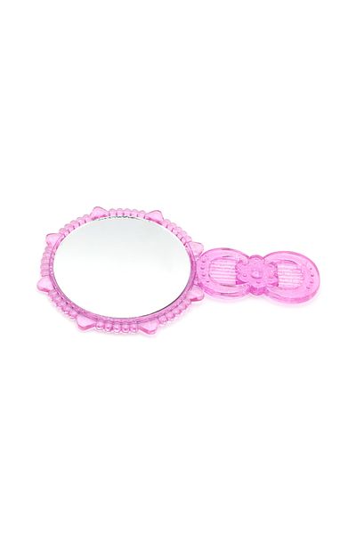 global fashion Hair comb and mirror set, purple color