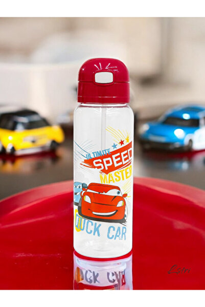 lstri Set of 2 Car Patterned Lunch Box - Lunch Box Water Bottle Flask