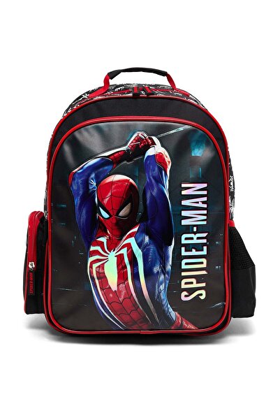 R&B حقيبة ظهر مطبوعة بطبعة سبايدر مان مقاس 16 بوصة