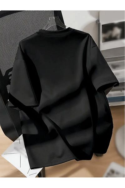 fukuza Oversize Black T-Shirt