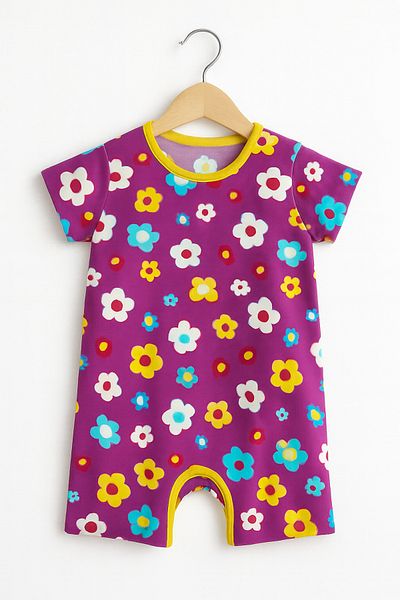 For My Baby Baby Girl Short Jumpsuit