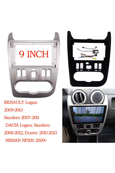 ALCARS DACİA DUSTER LOGAN 9 İNC MULTİMEDYA ÇERÇEVESİ