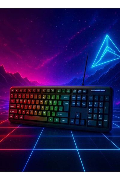Generic Wired Business Keyboard For Windows Or Linux, USB Plug And Play, Full Size, Spill Resistant,