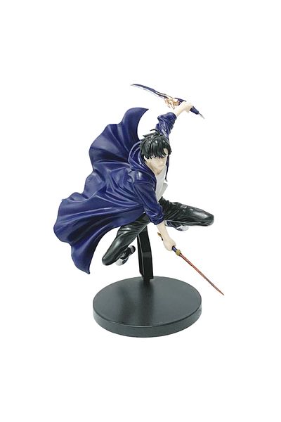Miniso no box Solo Leveling Shadow King 18cm Fight Sung JinWoo Figure Animation Ornaments Combat Edition Ch