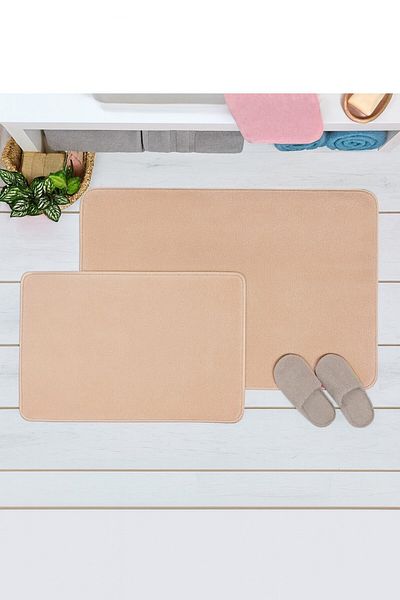 EUROBANO Sadiva Bath Mat Non-Slip Base 80X50 40X50 Washable