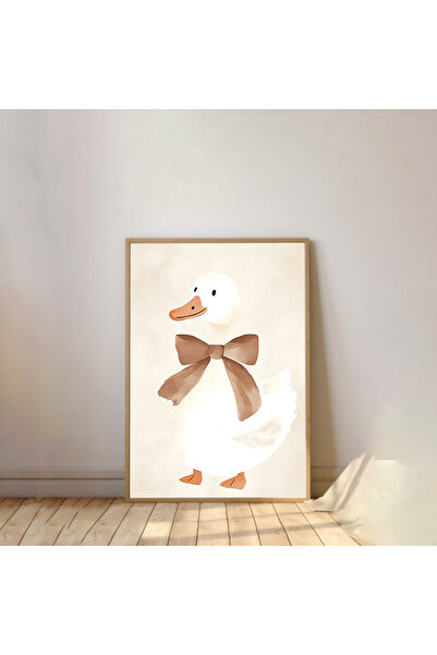 Dekorsiahome Pictură pentru cameră pentru copii cu rama din lemn dintr-o buca...