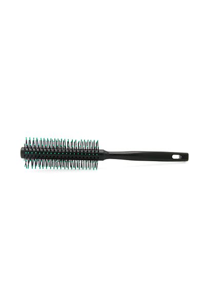 global fashion Hairbrush, circular, 8510, black/green