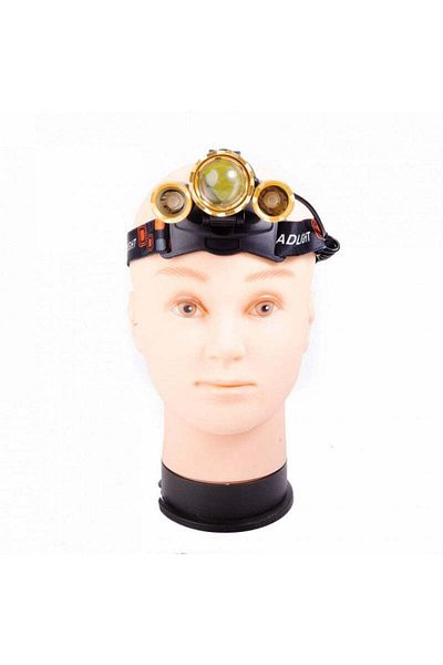 VTM Lanterna de cap cu acumulator 3xT6 led CREE