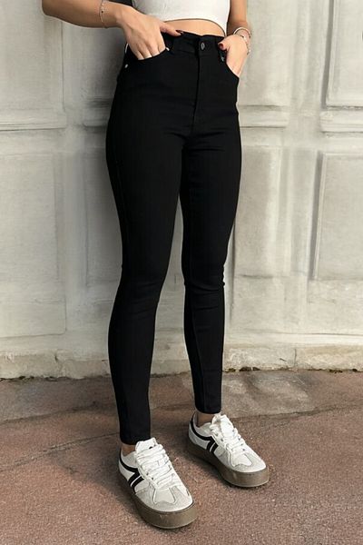 byhaziran butik Women's High Waist Denim Skinny Leg Lycra Skinny Jeans