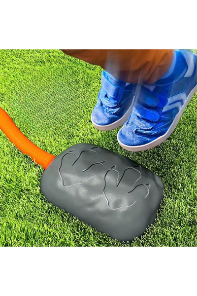 LUDIRO Σετ πυραύλων δεινοσαύρων με εκτοξευτή ηφαιστείου, 3 πυραύλους αφρού, εκτόξευση έως 30 μέτρα, 25x25εκ.