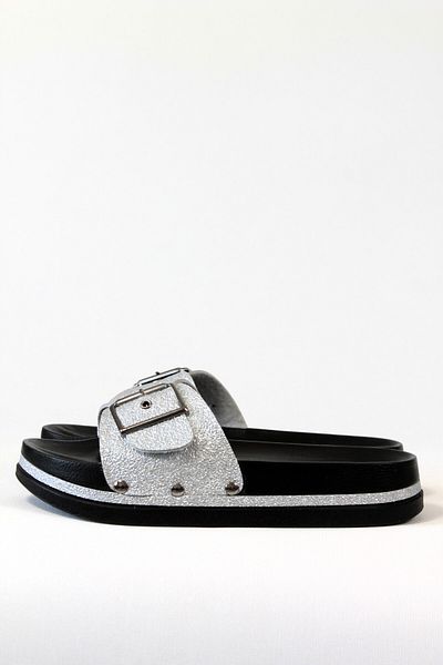 ALTINER Glitter Silver Comfort Women's Slippers