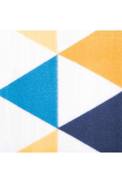 SERSIMO Picnic or beach blanket, with insulating foil and handle, 200x200cm, blue yellow