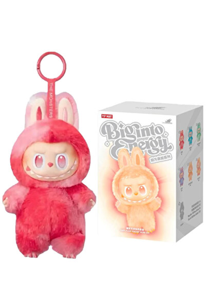 Pofika Labubu BIG INTO ENERGY Peluş 18 Cm + Labubu Fiğürlü Dijital Kol Saati 1 ADET HEDİYE